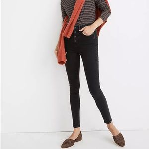 Madewell - Size 26 - 10" High-Rise Skinny Jeans - Button-Front Edition